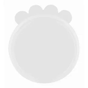 Viečko na konzervy, silikónové malé 7,6 cm/2 ks transparentné